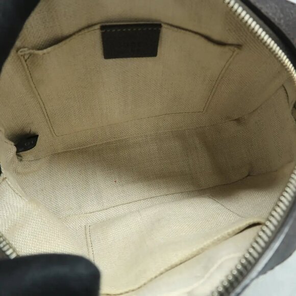 GUCCI Webby Bee Brown Cloth Shoulder Bag 659-022825 - Picture 9 of 11